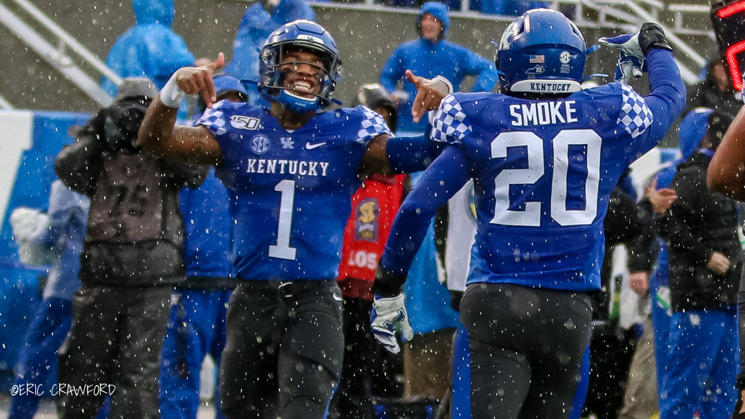 Lynn Bowden, L's Down celebration